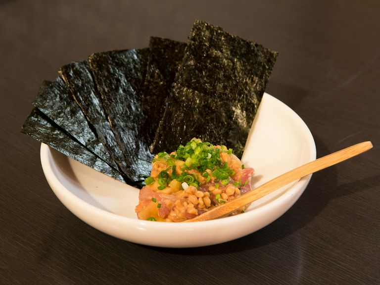 あらゆる食感のハーモニーがクセになる！『海鮮納豆』